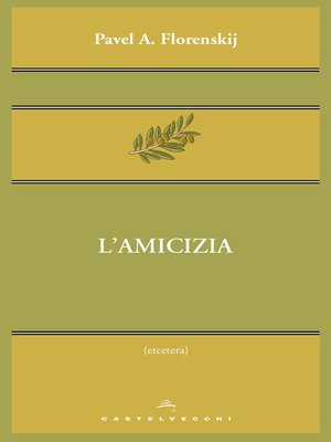 cover image of L'amicizia